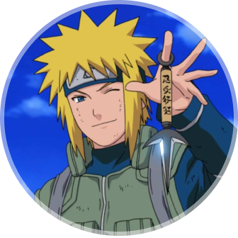 foto do pai do naruto com xuriquem na mao